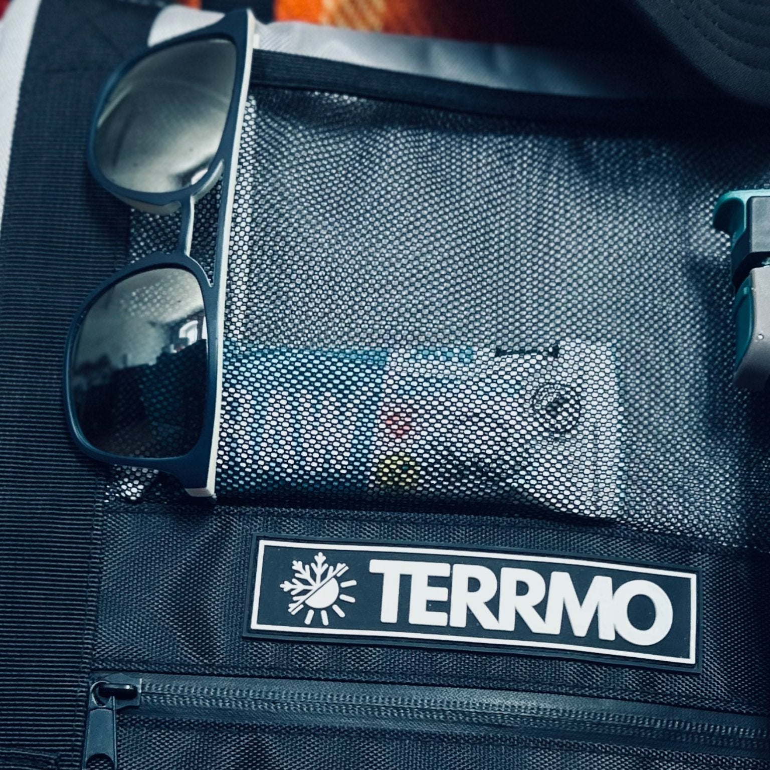 TERRMO EPIC 25 BP Kühltasche Rucksack Nahaufnahme der vorderen Netztasche