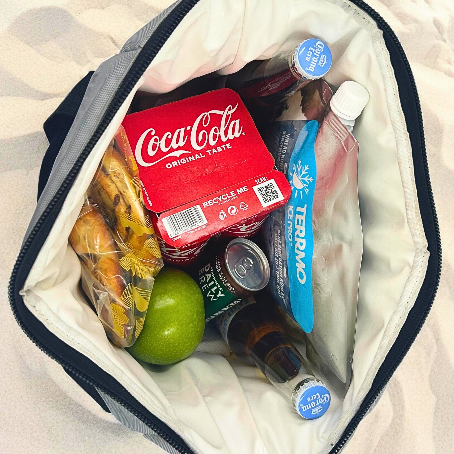 TERRMO EPIC Kühlbox-Rucksack, Strandansicht